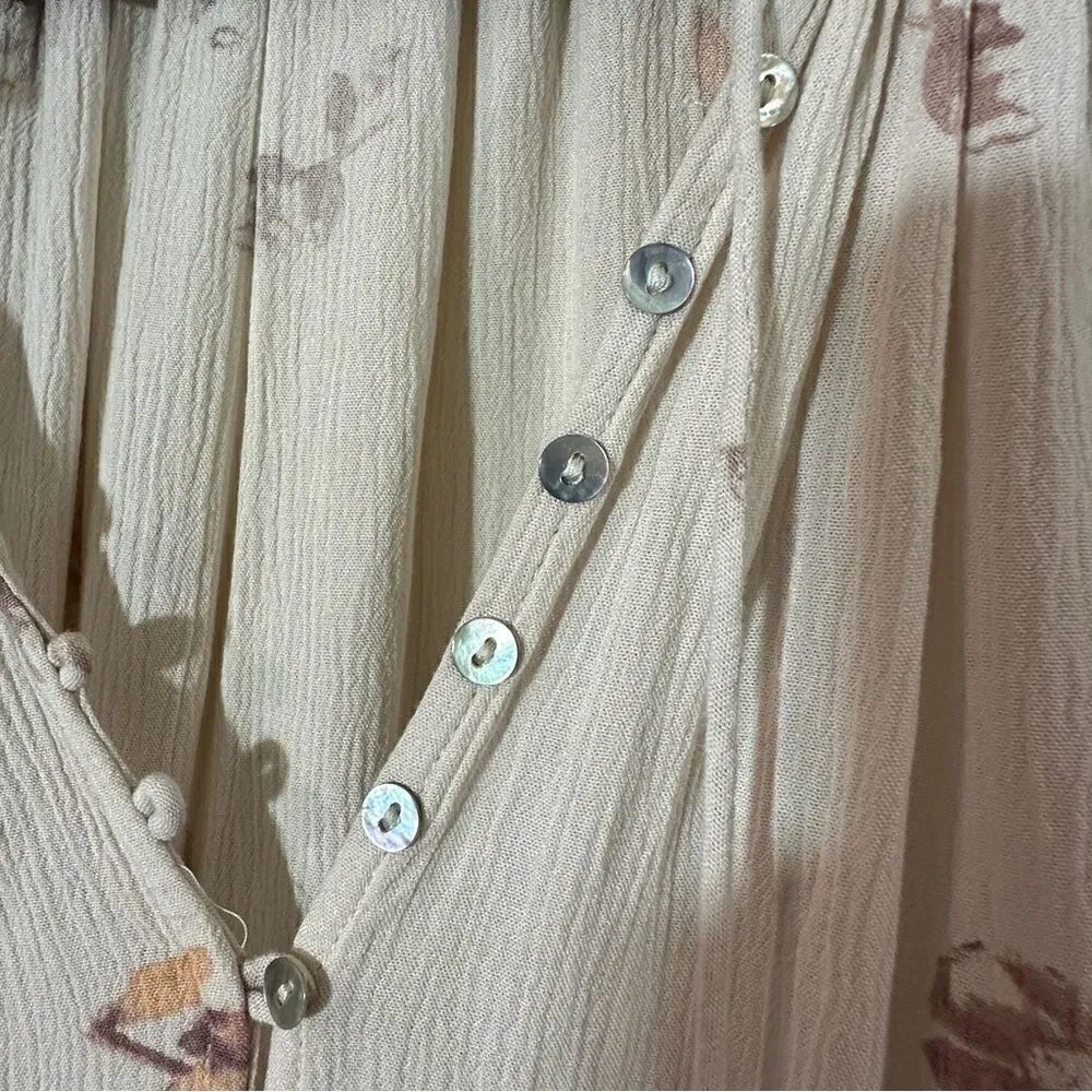 Free People Clover Field Tunic Boho Dress/Top Size Medium